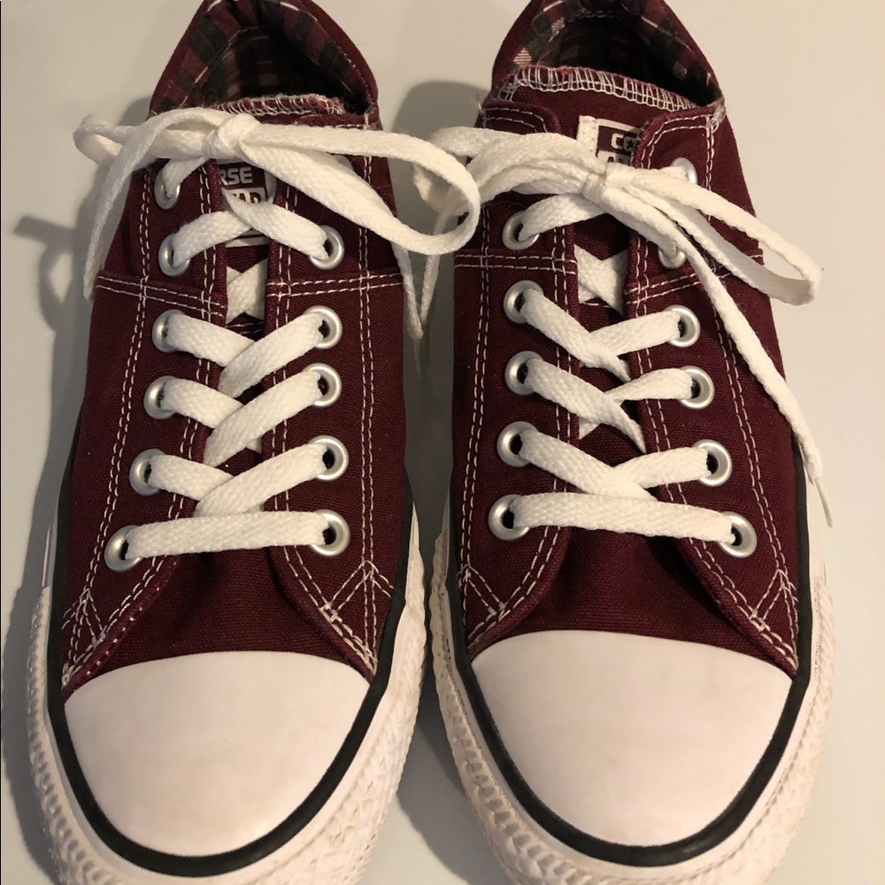 Maroon Converse